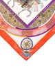 Hermès Feux d’Artifice Pocket Square Silk Scarf