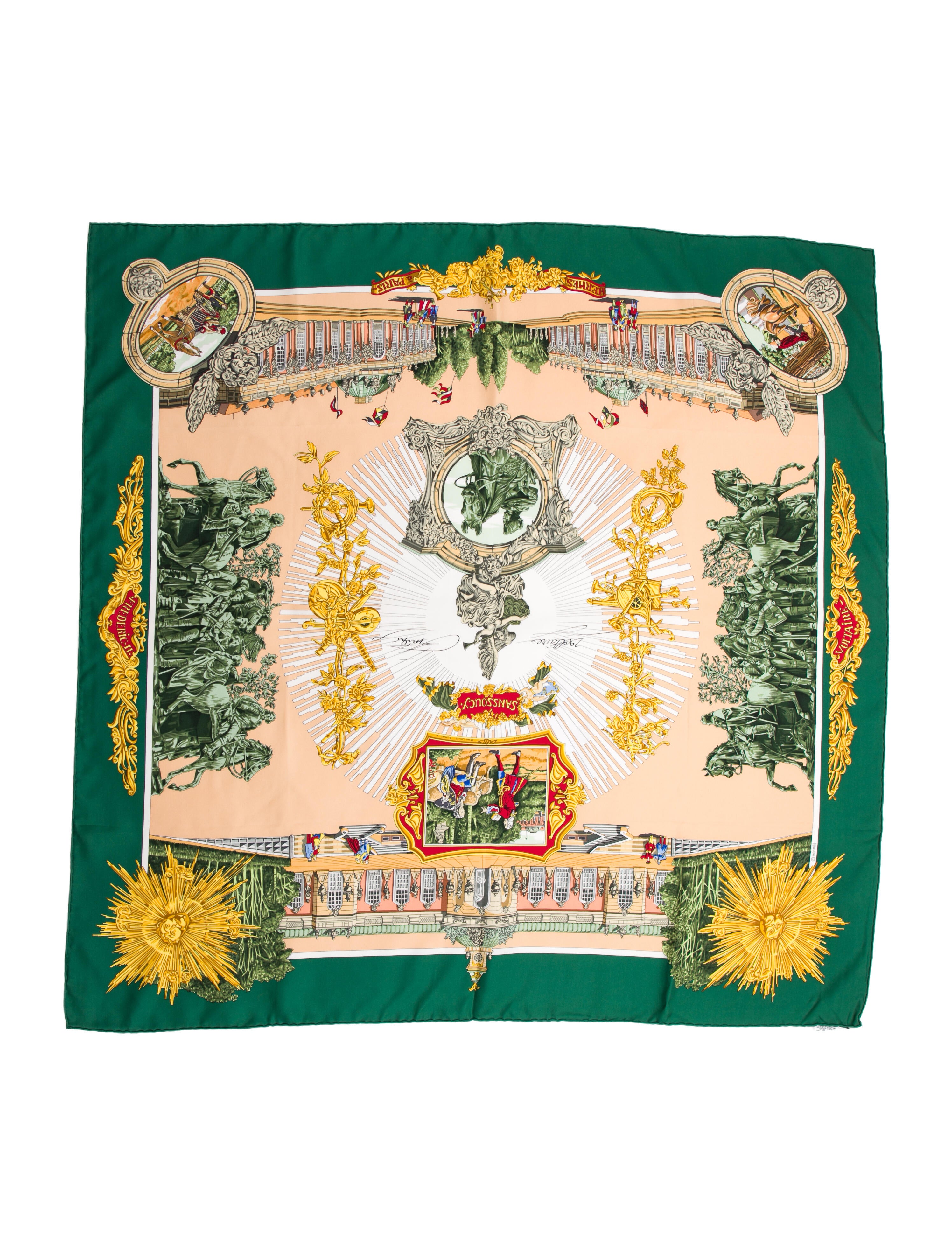 Hermès Sanssoucy Silk Scarf