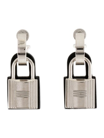 Hermès Leather O'Kelly Drop Earrings