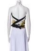 Hermès Printed Halterneck Crop Top