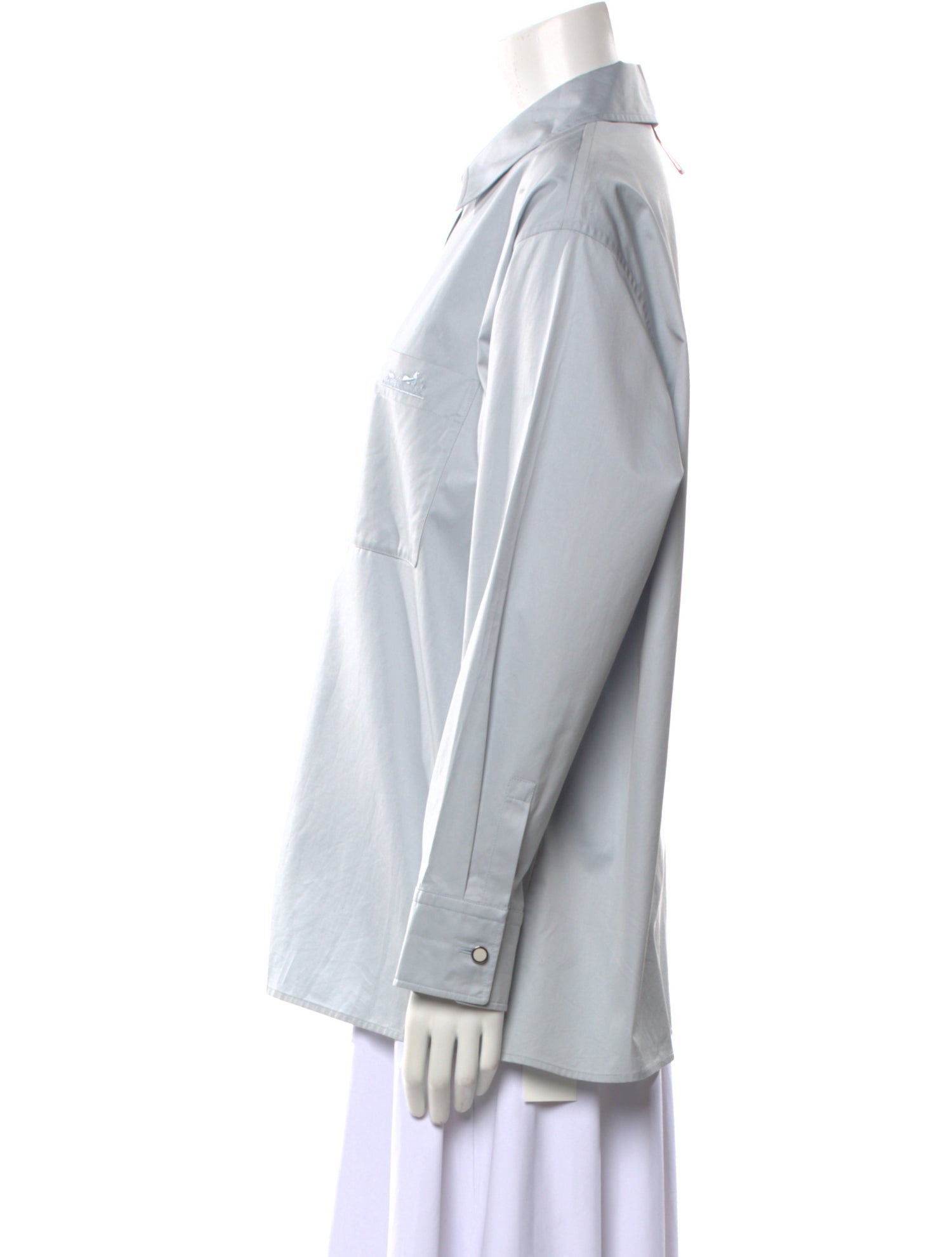 Hermès 2024 Long Sleeve Button-Up Top