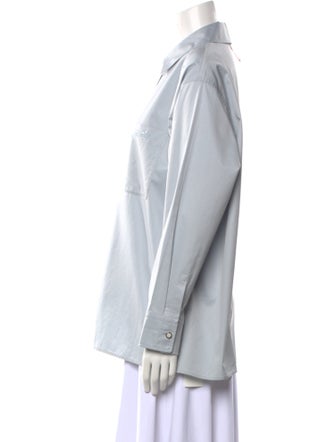 Hermès 2024 Long Sleeve Button-Up Top