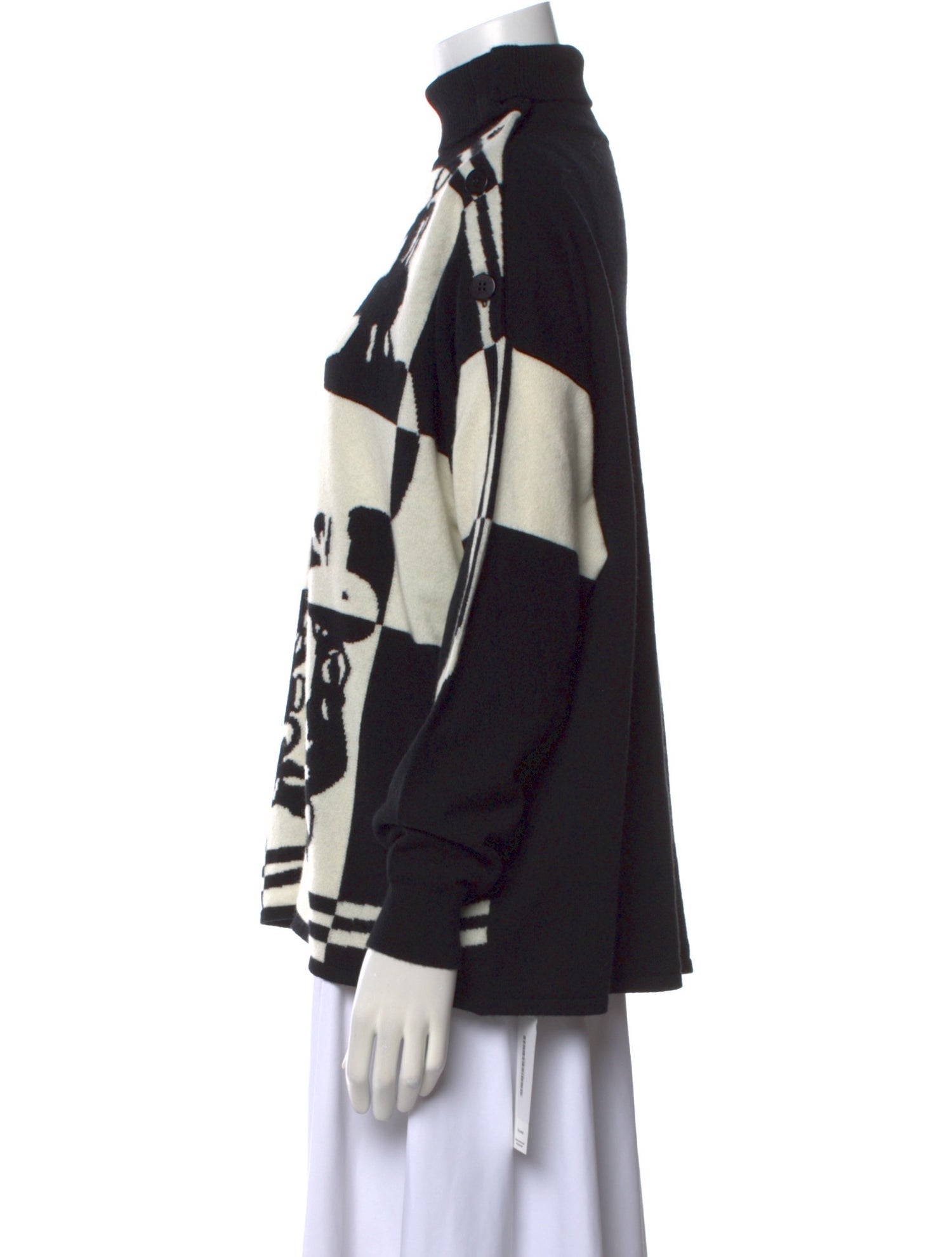 Hermès Intarsia Print Cashmere Sweater