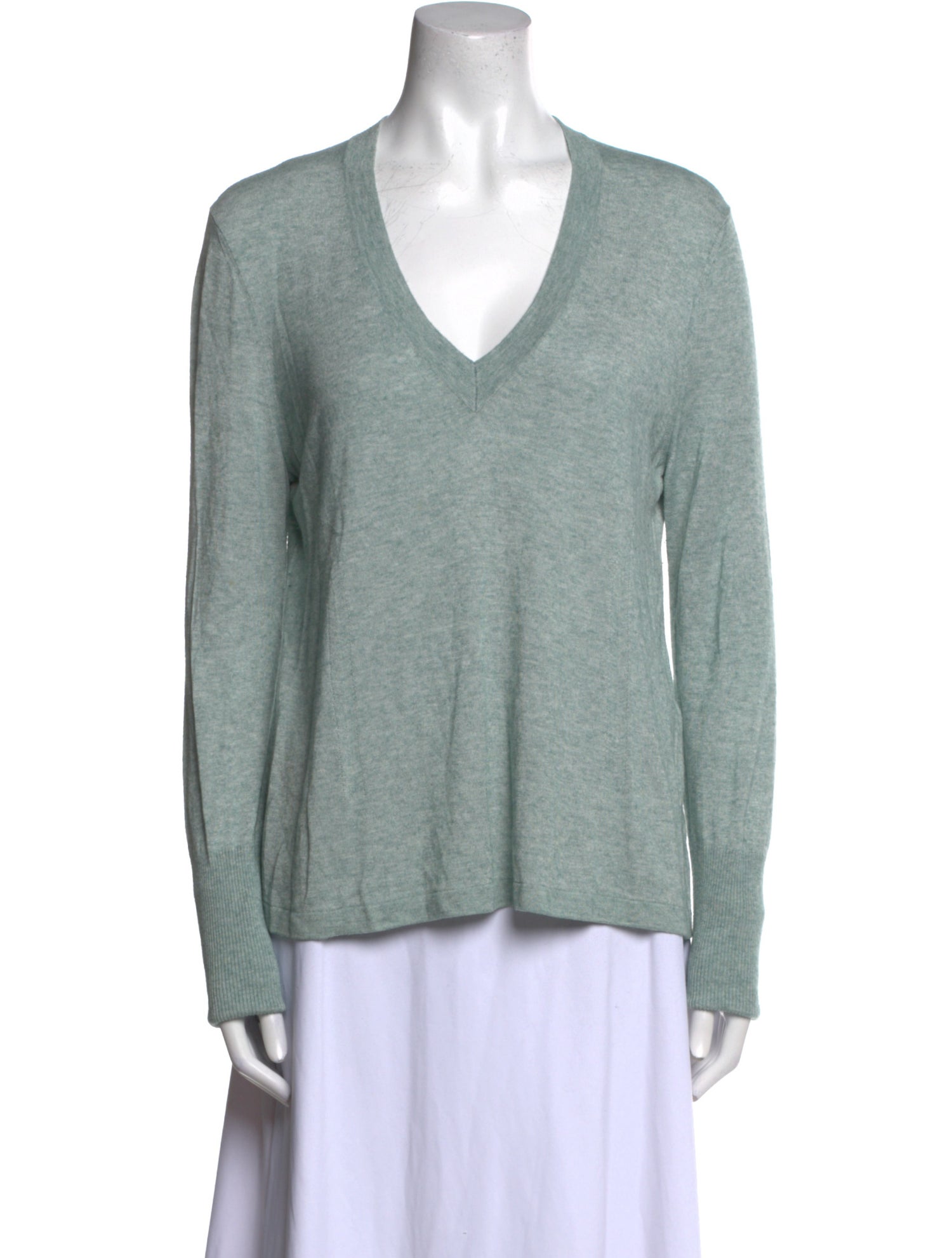 Hermès Linen V-Neck Sweater