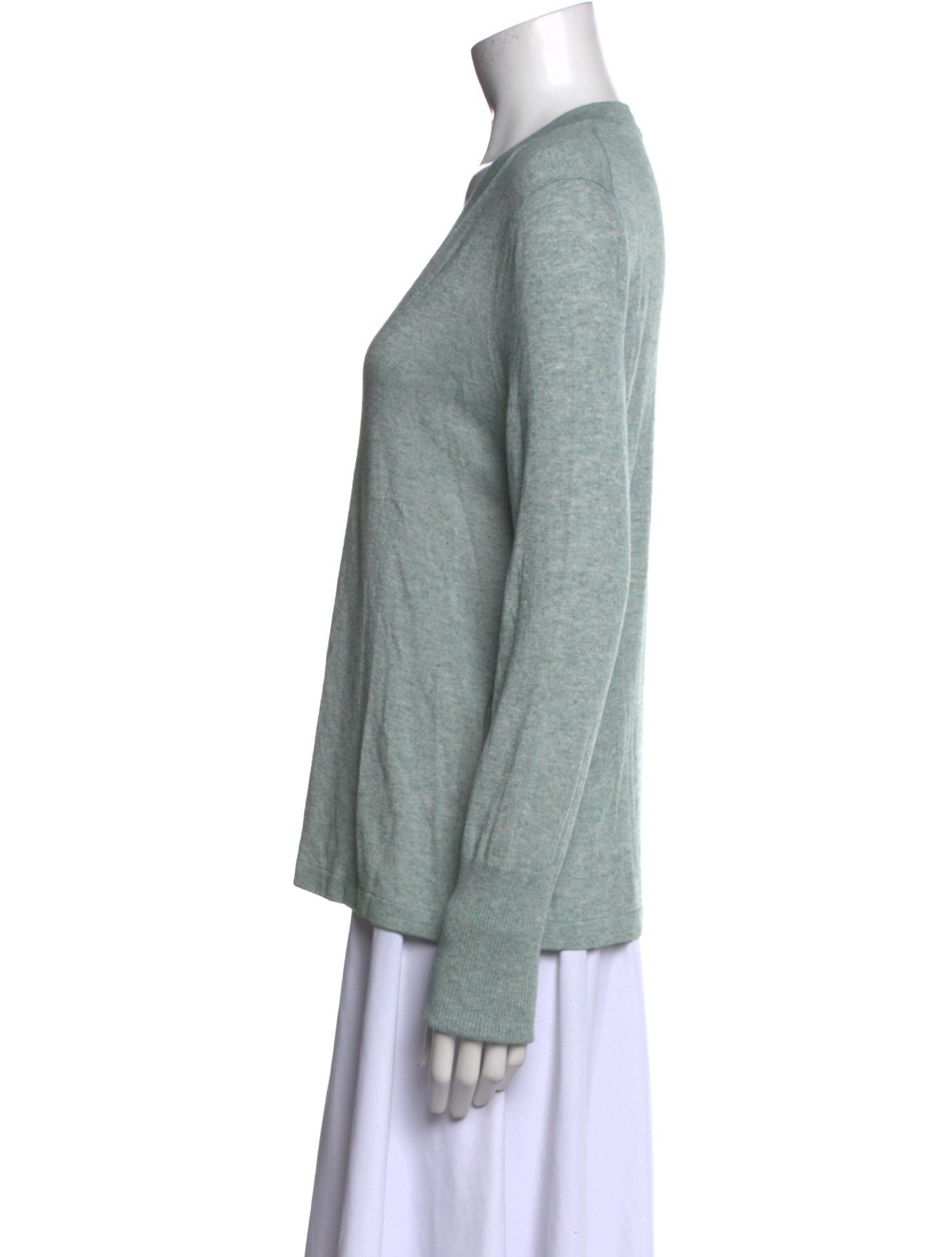 Hermès Linen V-Neck Sweater