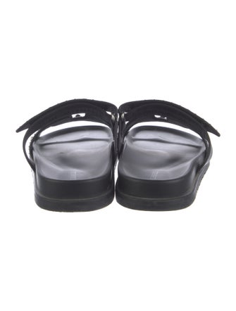Hermès Chypre Leather Slides