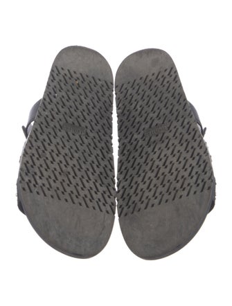 Hermès Chypre Leather Slides