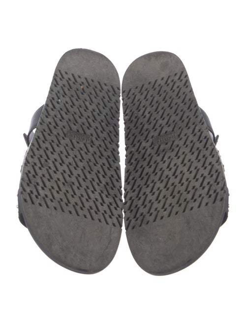 Hermès Chypre Leather Slides