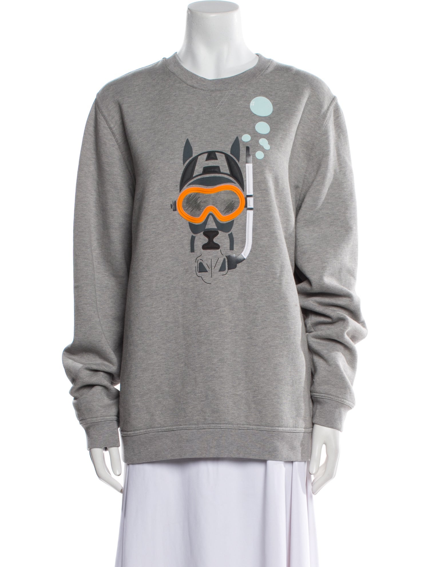 Hermès Graphic Print Crew Neck Sweatshirt