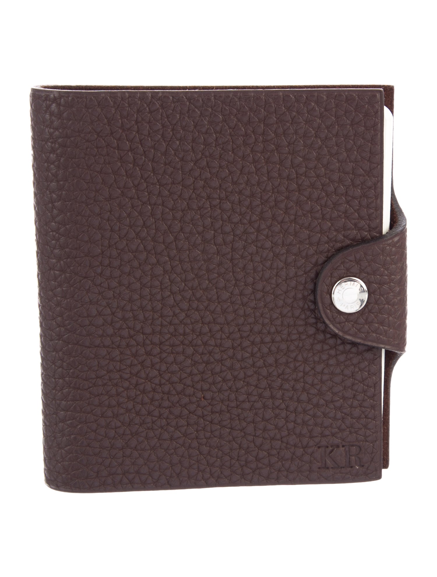 Hermès Togo Ulysse Mini Notebook & Sterling Ballpoint Pen Set