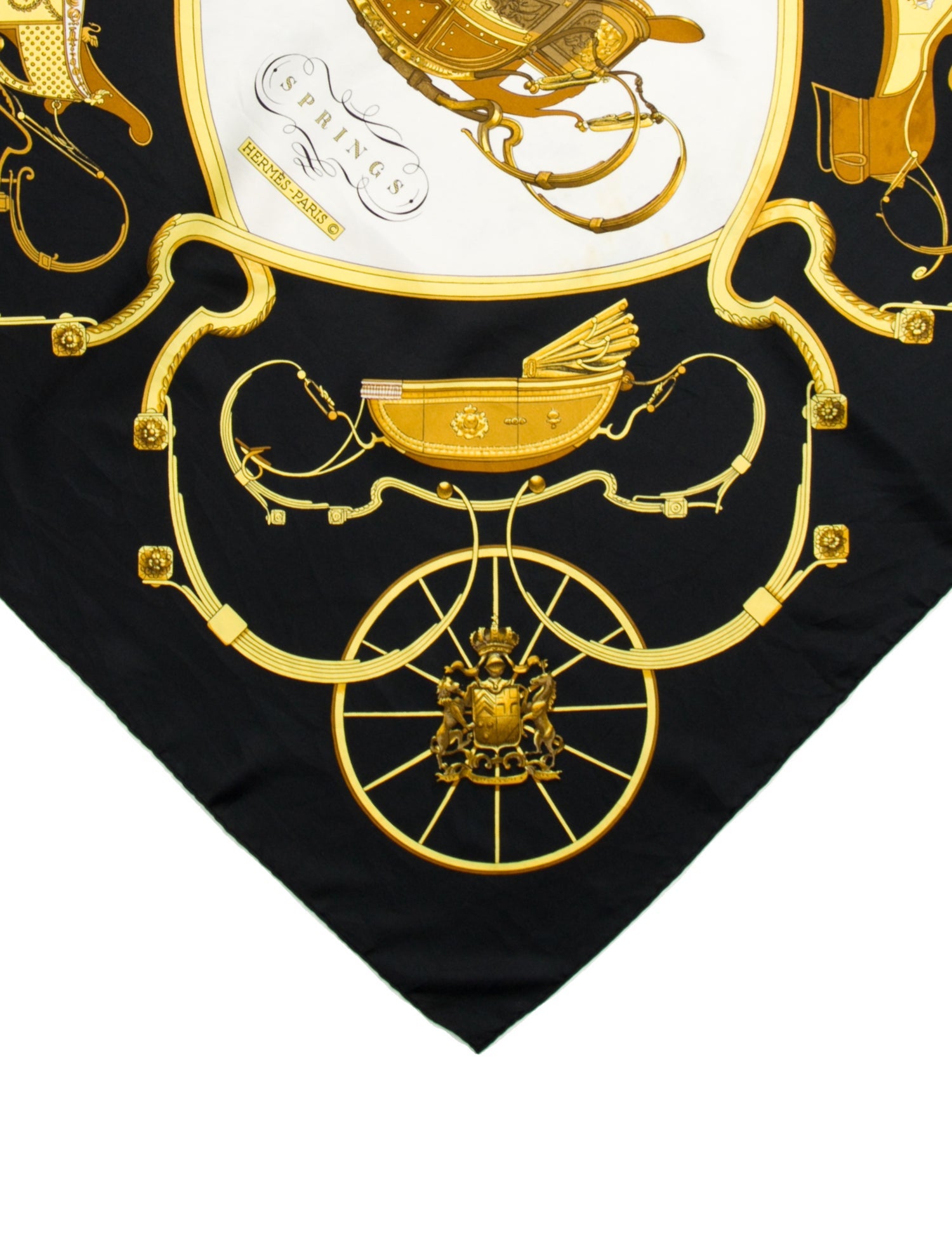 Hermès Springs Silk Scarf