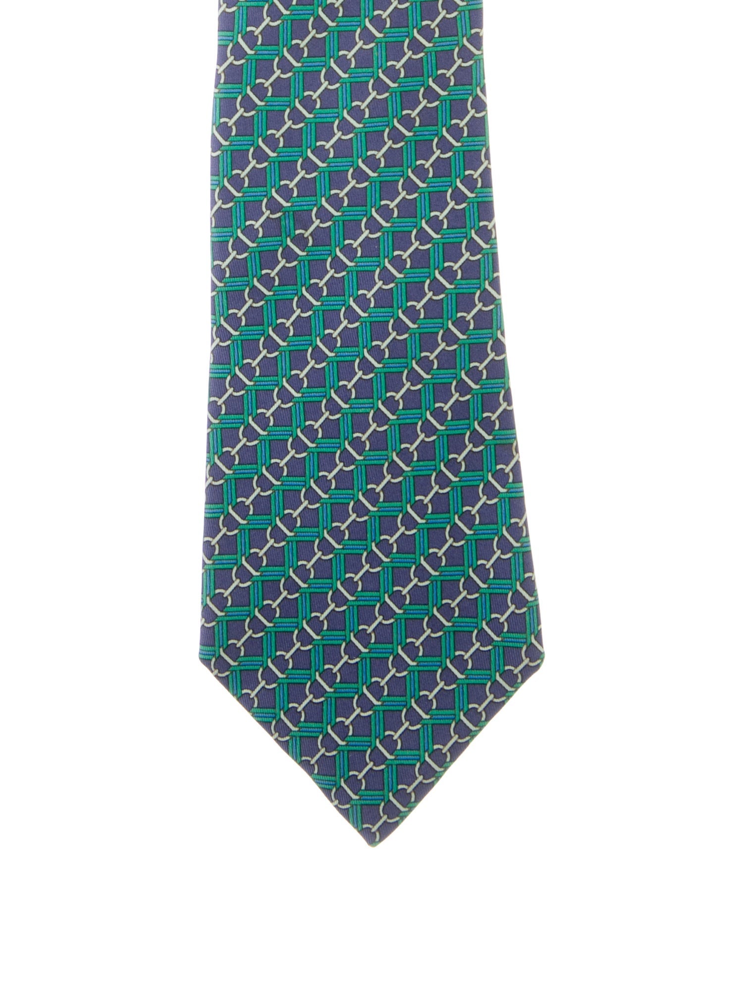 Hermès Silk Pattern Tie