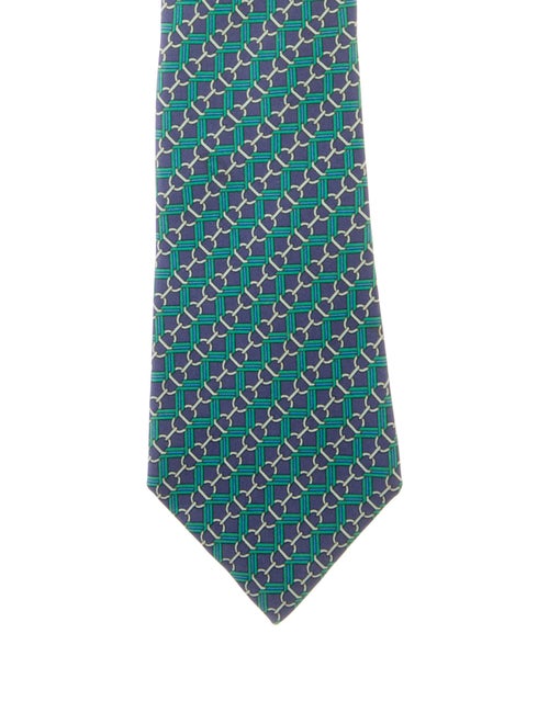 Hermès Silk Pattern Tie