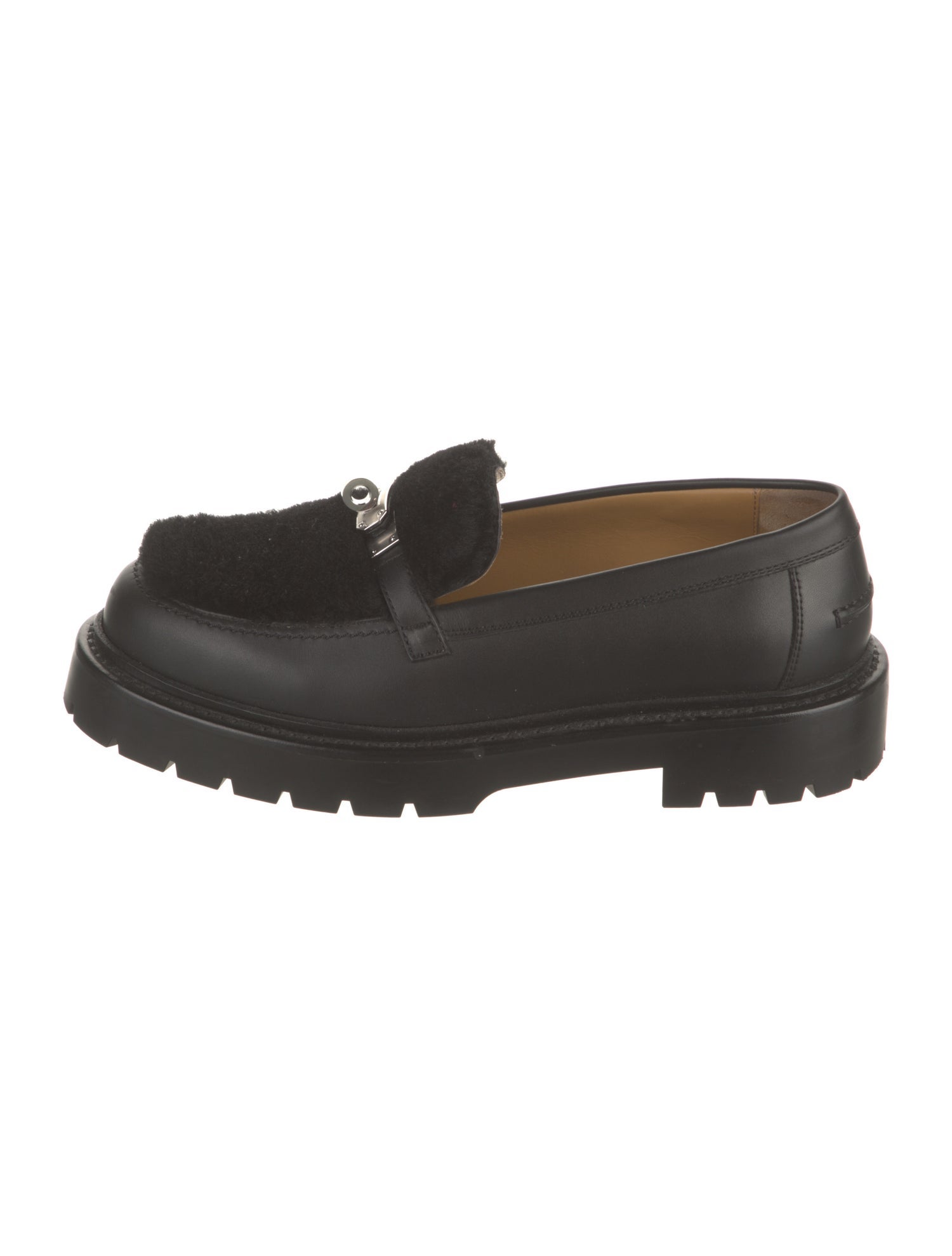 Hermès Icone Leather Loafers