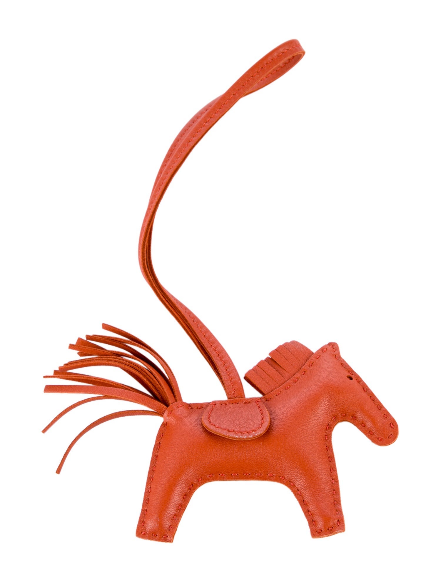 Hermès Milo Lambskin Grigri Rodeo Horse Bag Charm TPM