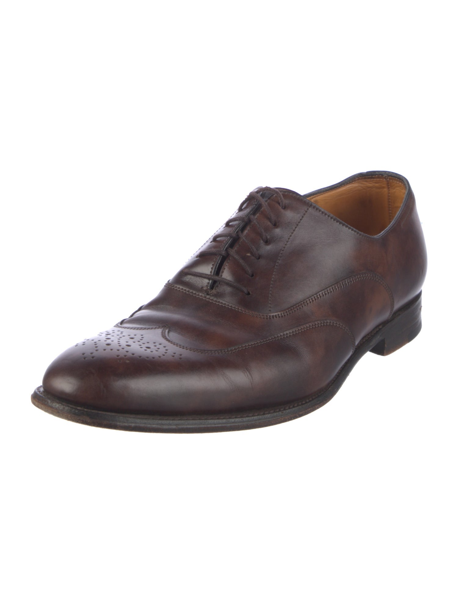 Hermès Vintage Leather Oxfords