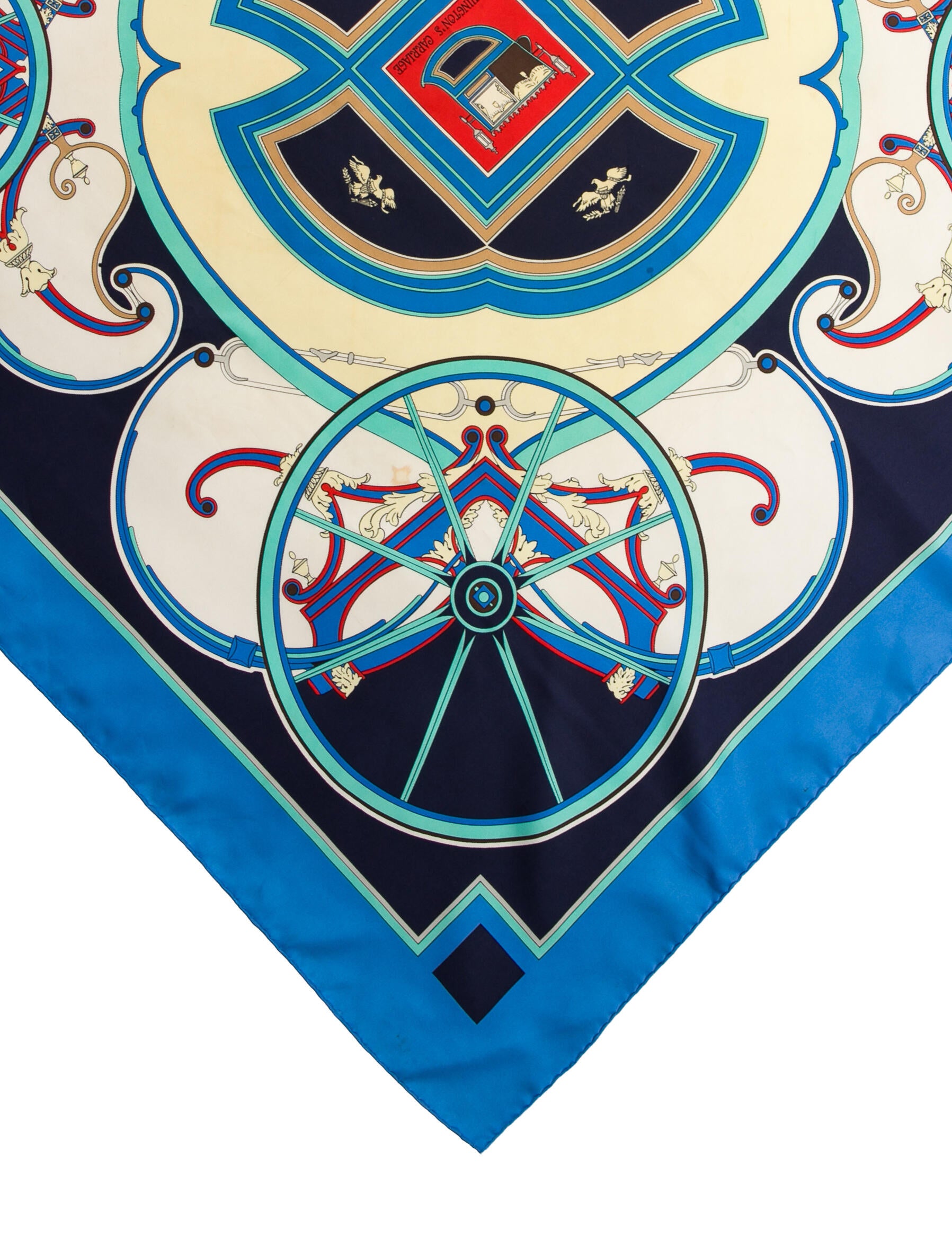 Hermès Washington's Carriage Silk Scarf