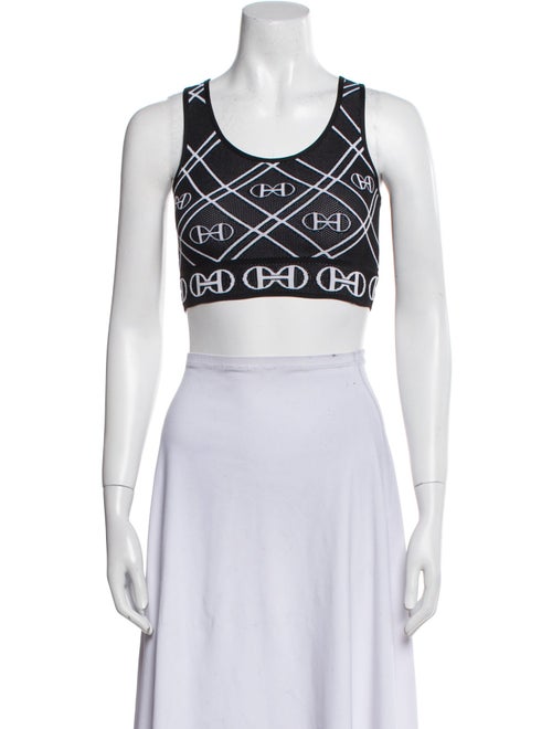 Hermès 2022 Printed Crop Top