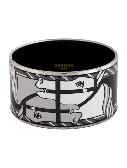 Hermès Quadrige Extra Wide Bangle Bracelet