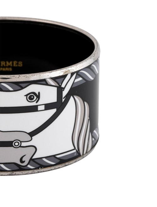 Hermès Quadrige Extra Wide Bangle Bracelet