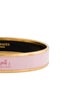 Hermès Enamel Narrow Bangle Bracelet