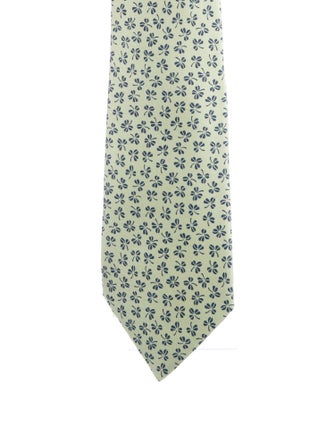 Hermès Printed Silk Tie