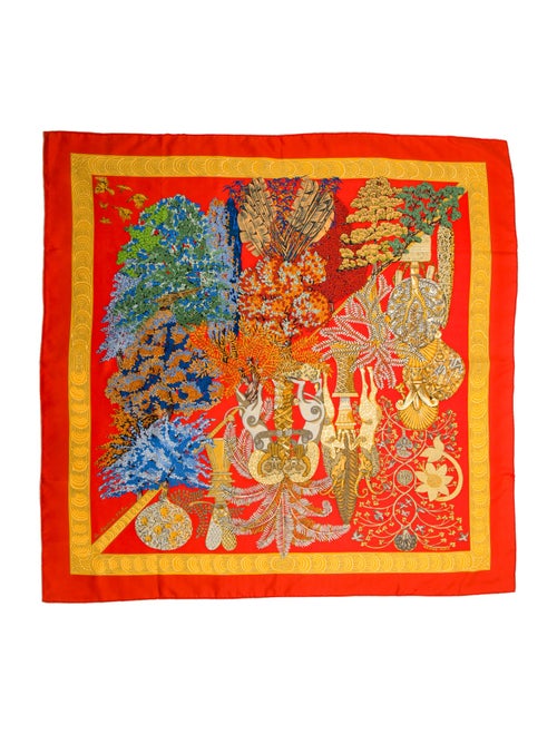 Hermès Les Légendes de L'Arbre Silk Scarf