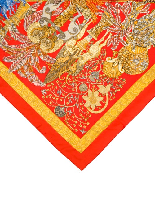 Hermès Les Légendes de L'Arbre Silk Scarf