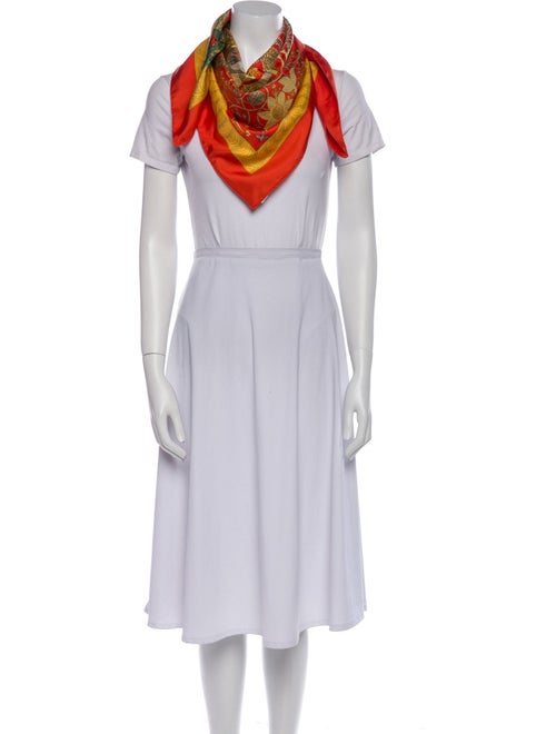 Hermès Les Légendes de L'Arbre Silk Scarf