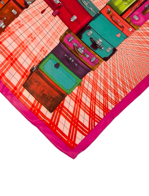 Hermès H en Voyage Silk Twilly Scarf