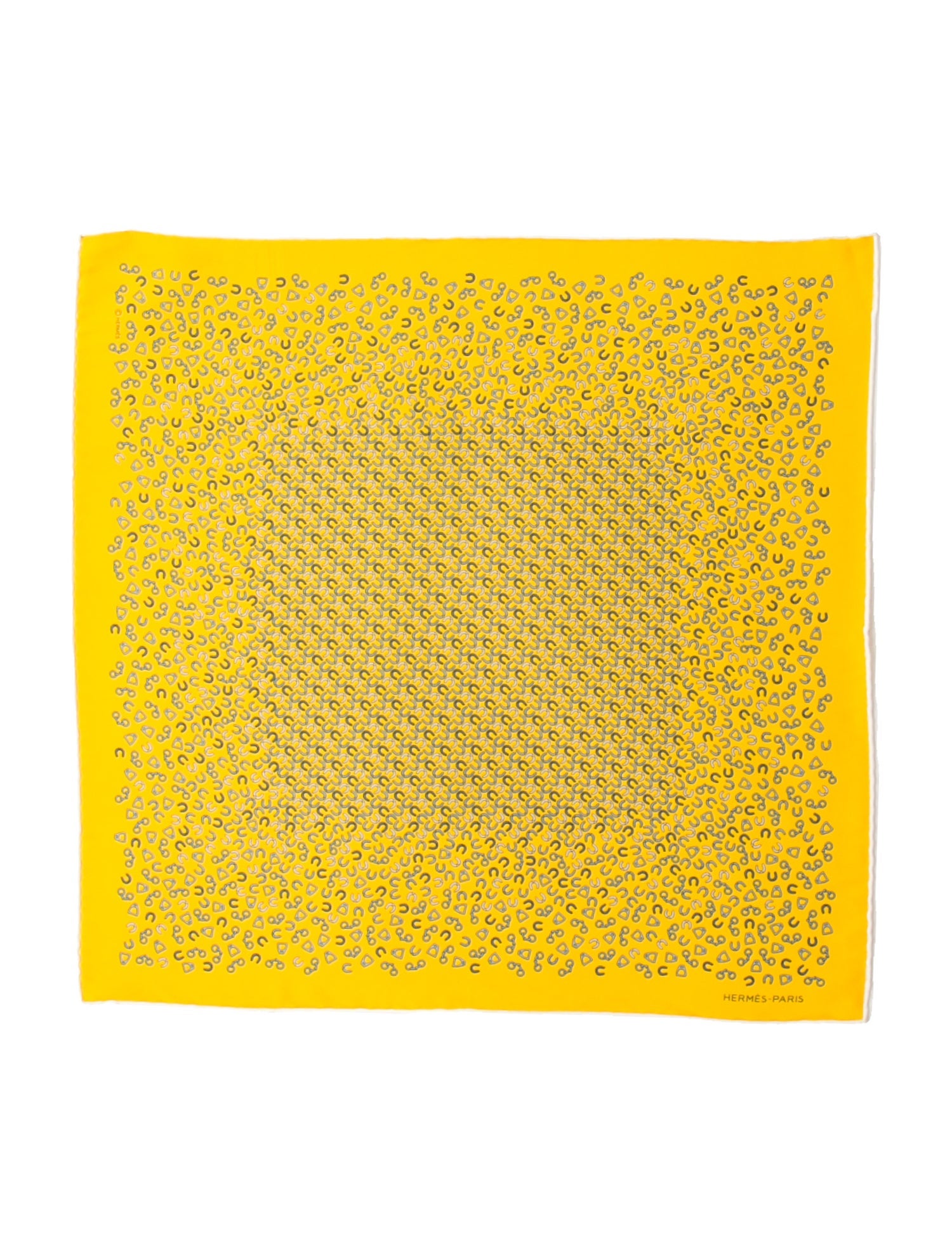 Hermès Metal en Vrac Pocket Square w/ Tags