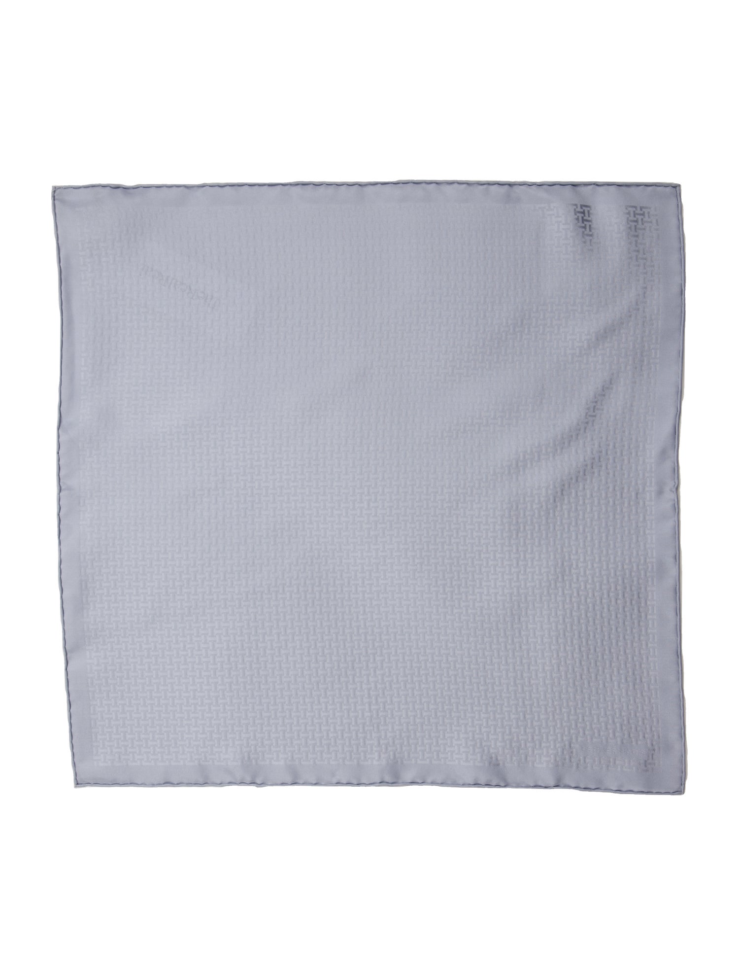 Hermès Faconnee Upside Down Pocket Square Silk Scarf w/ Tags