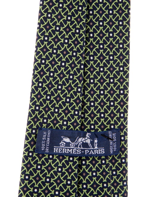 Hermès Patterned Tie