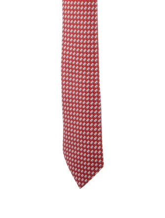 Hermès Silk Pattern Tie