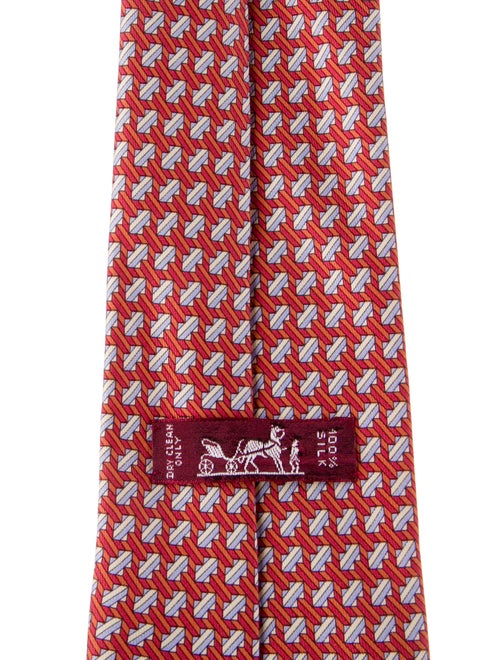 Hermès Silk Pattern Tie