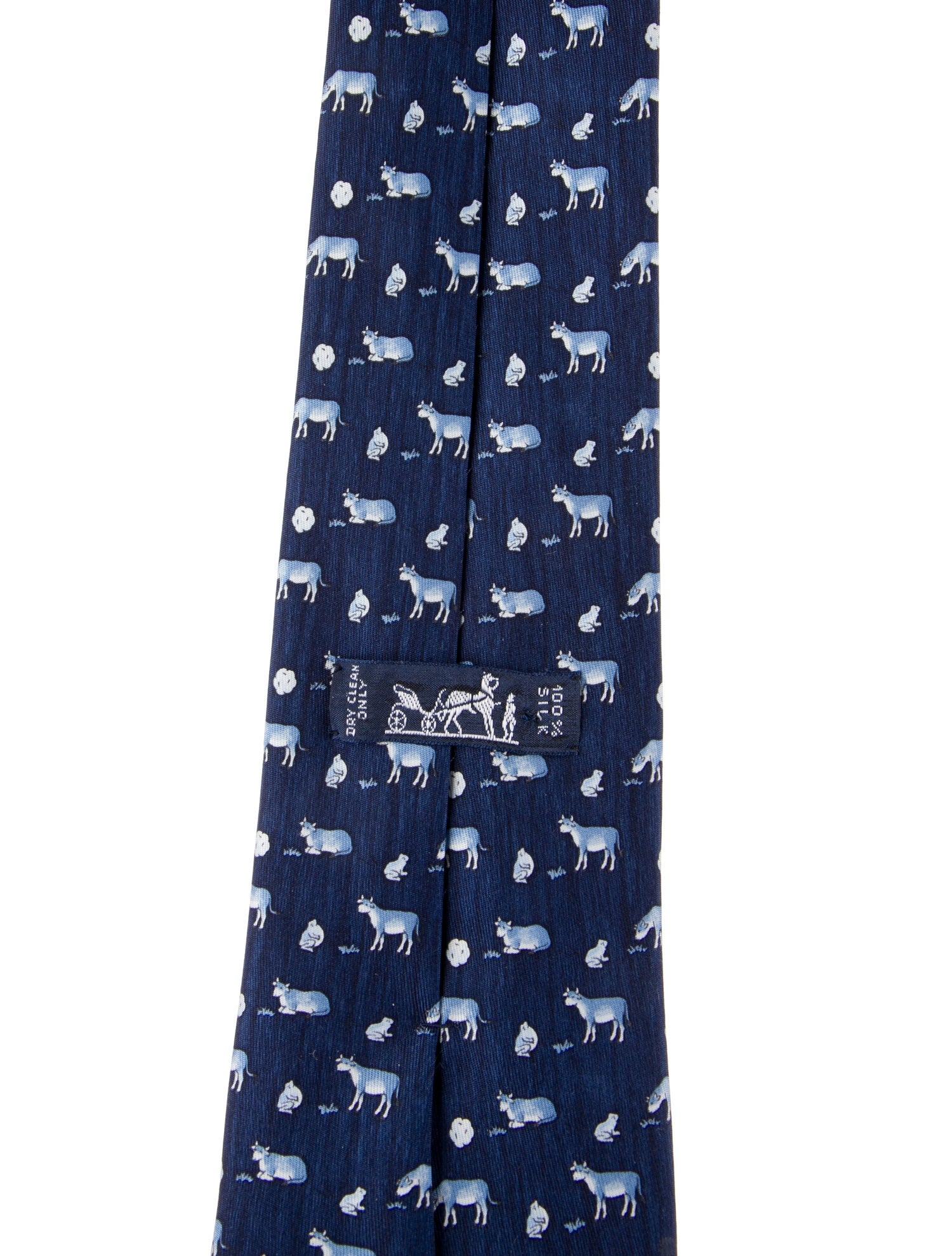 Hermès Silk Pattern Tie