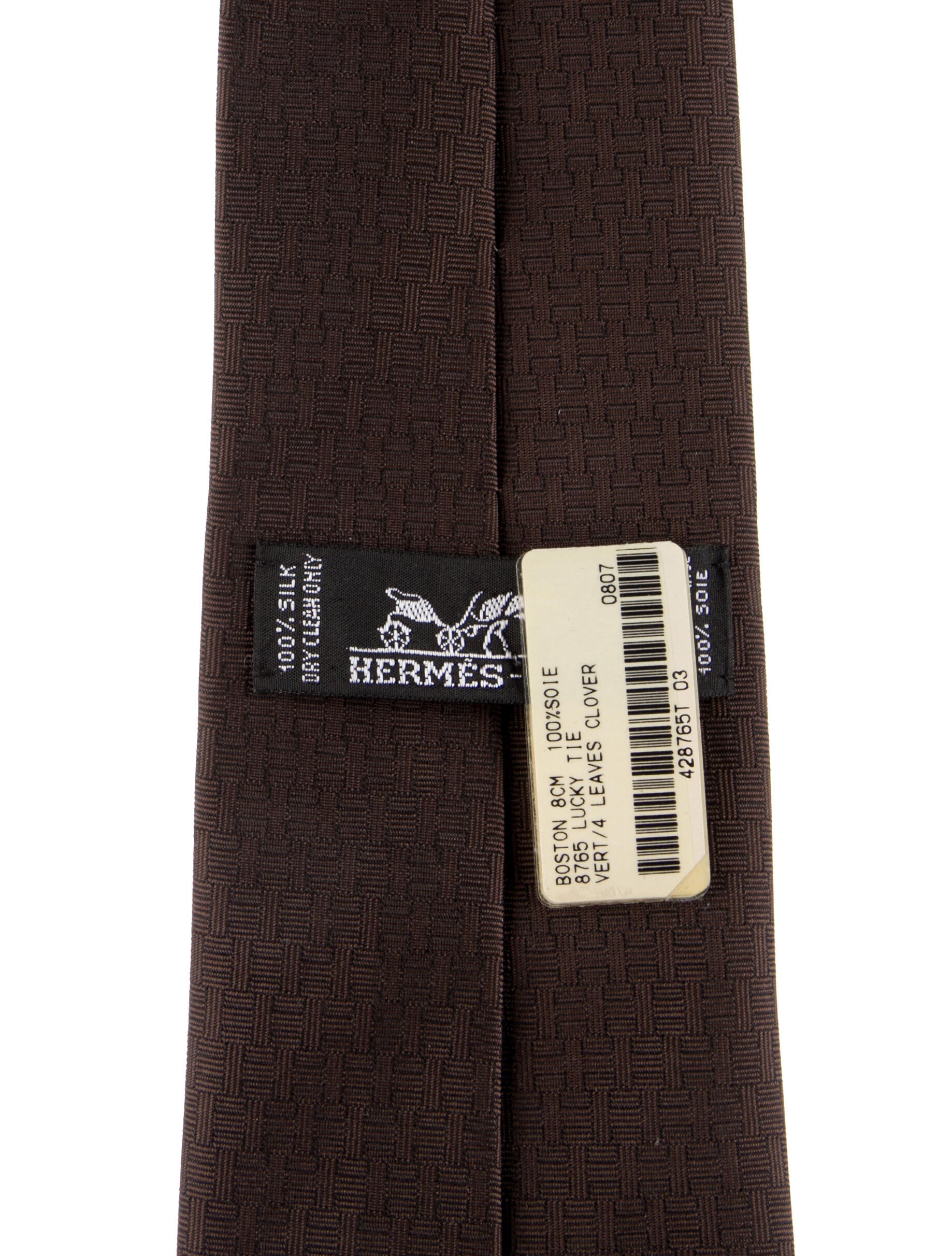 Hermès Silk Pattern Tie