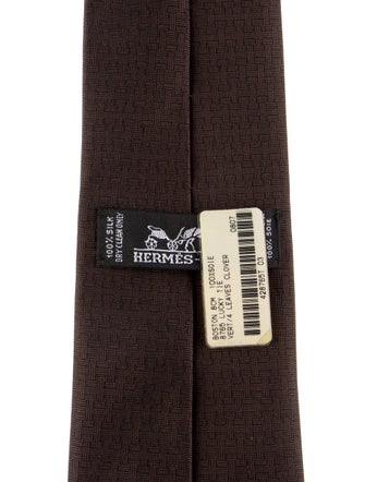 Hermès Silk Pattern Tie