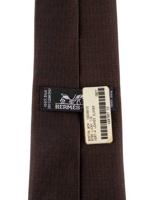 Hermès Silk Pattern Tie