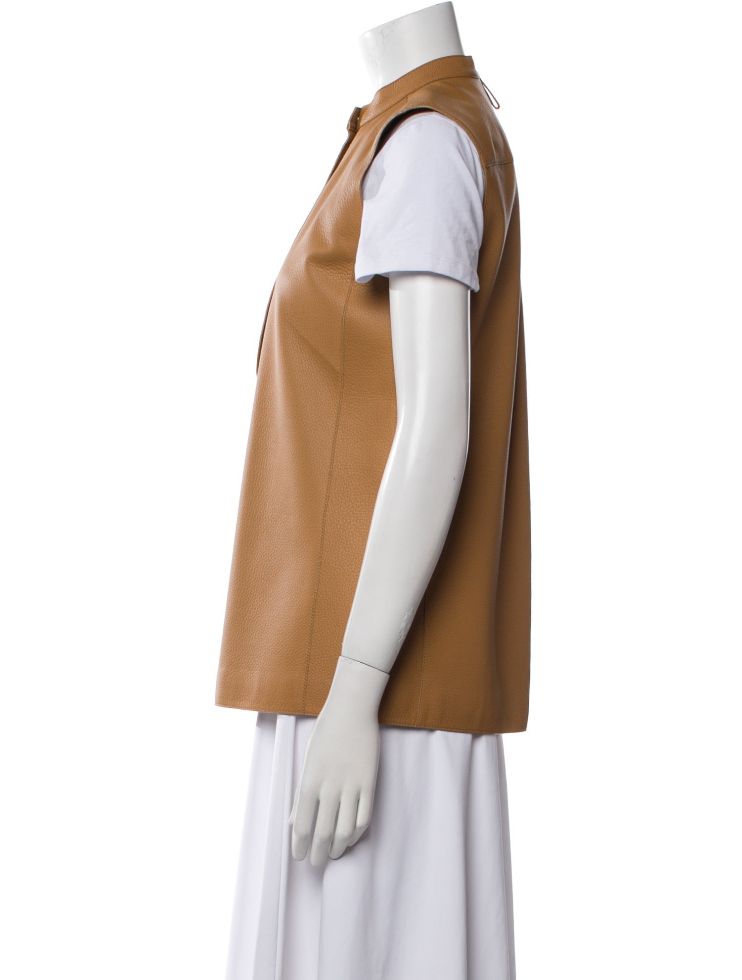 Hermès Leather Leather Fur Jacket