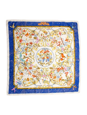Hermès Pierre D'Orient et D'occident Silk Scarf