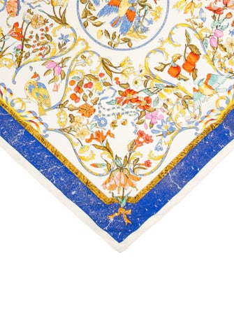 Hermès Pierre D'Orient et D'occident Silk Scarf