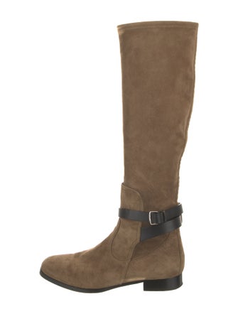 Hermès Suede Riding Boots