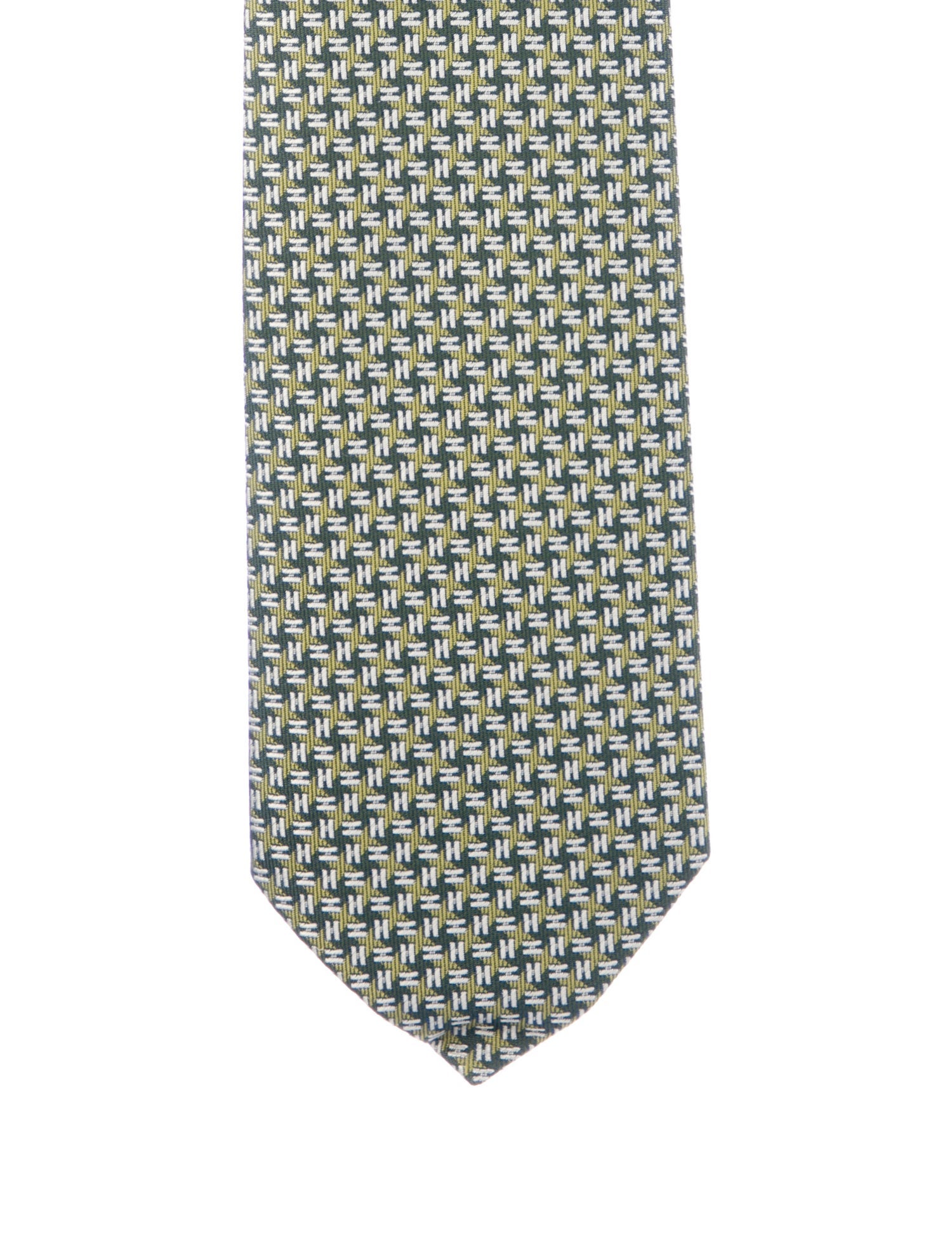 Hermès Silk H Logo Tie w/Tags