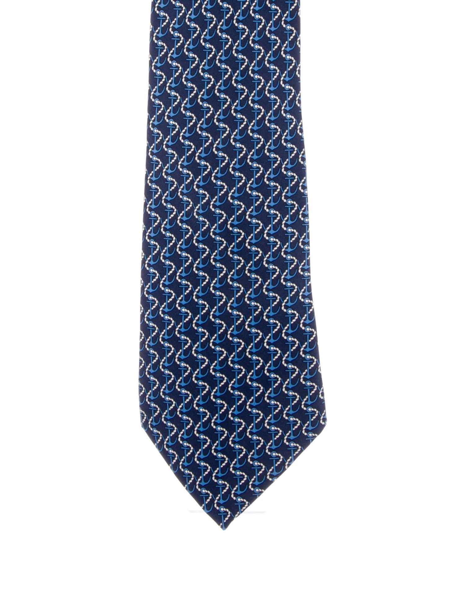 Hermès Silk Printed Tie