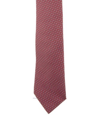Hermès Silk Pattern Tie