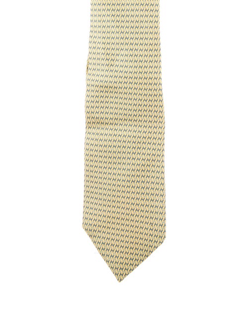 Hermès Silk Pattern Tie