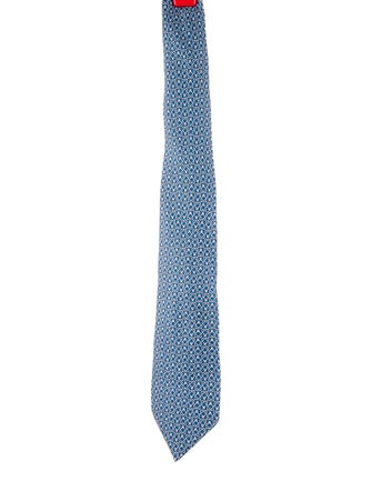Hermès Silk Pattern Tie