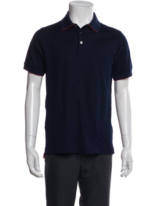 Hermès Collar Short Sleeve Polo Shirt