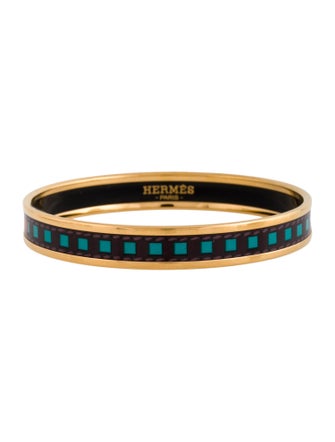 Hermès Extra Narrow Enamel Bracelet